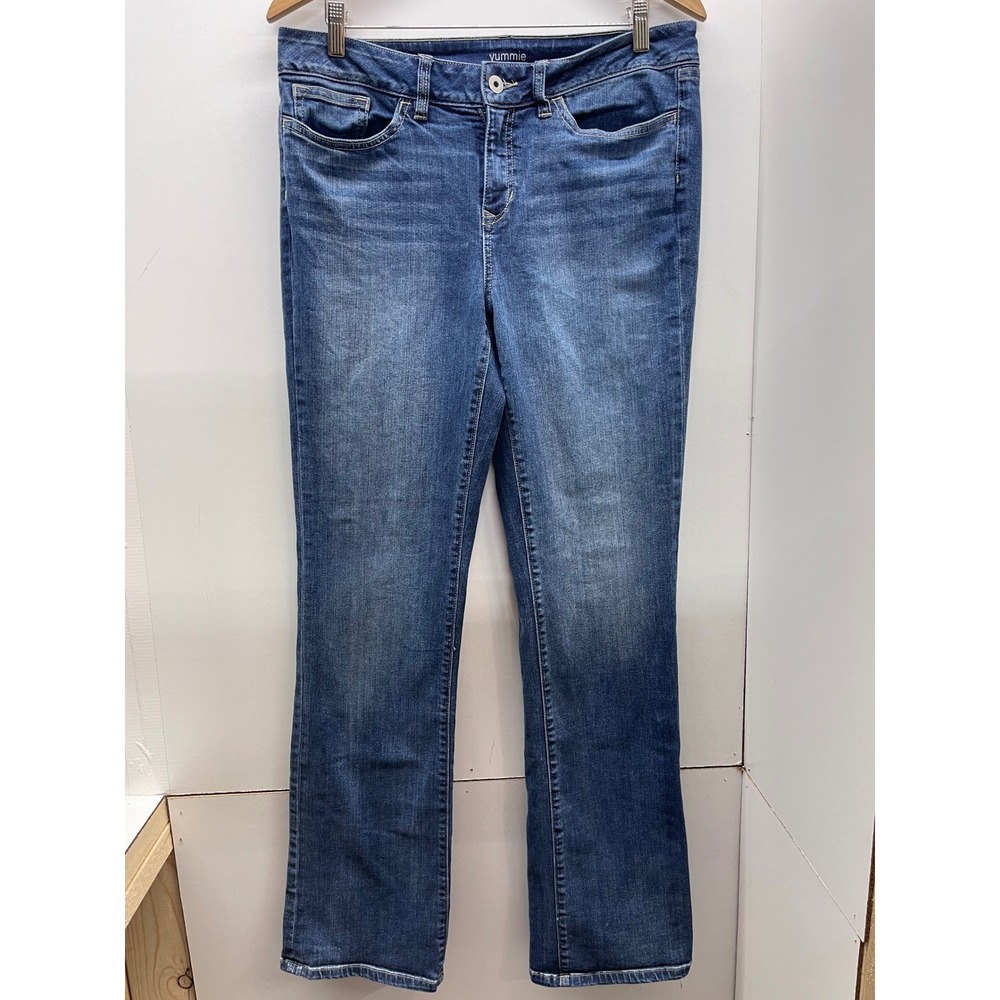 Yummie by Heather Thomson Bootcut Jeans Medium Wash Vintage Size 33 JY7-001